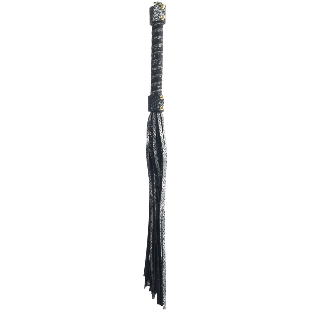 OUCH! Florence Collection - Flogger - Black Flogger Whip Shots Toys